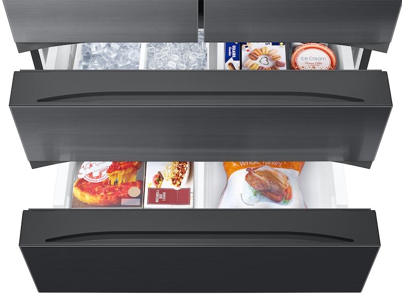 Samsung RF31CG7400MT 30 Cu. Ft. Mega Capacity 4-Door French Door Refrigerator With Four Types Of Ice In Matte Black Steel