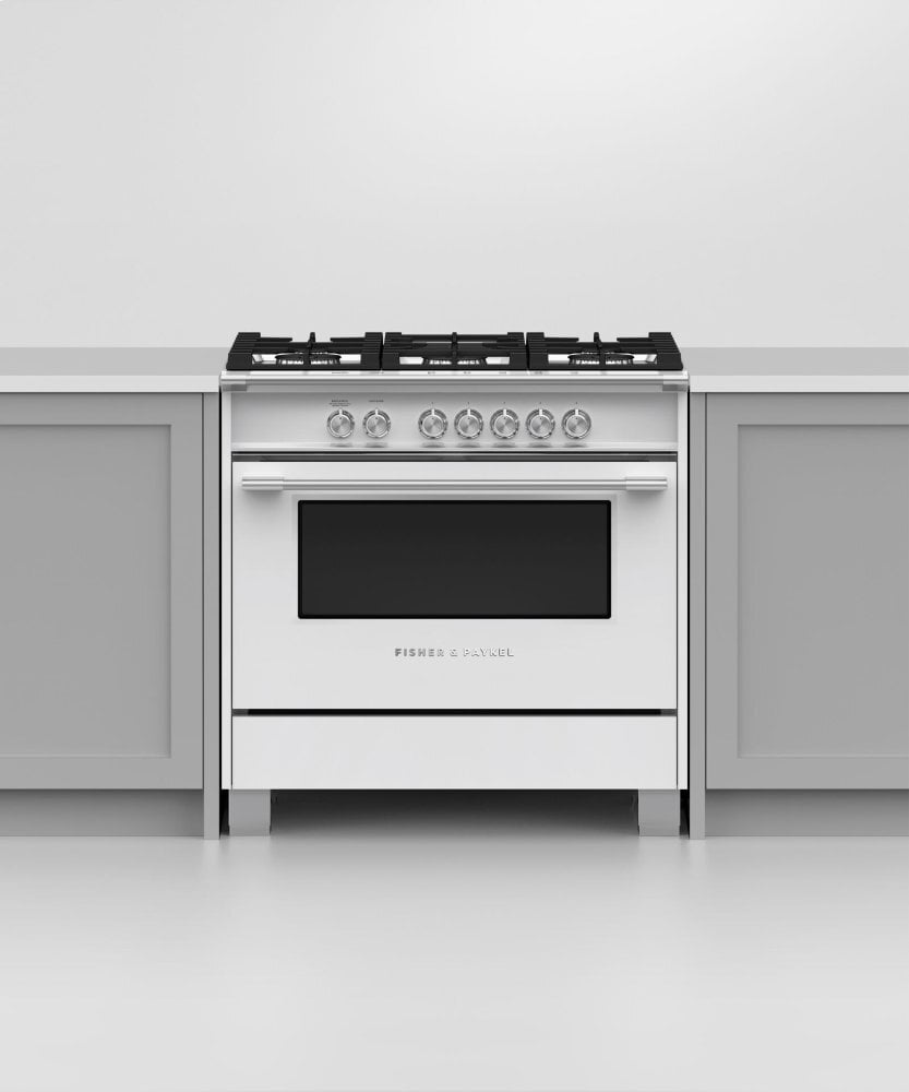 Fisher & Paykel OR36SCG4W1 Gas Range, 36", 5 Burners