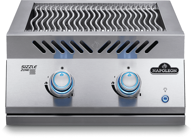 Napoleon Bbq BIB18IRPSS Built-In 700 Series Dual Infrared Burner With Stainless Steel Cover , Stainless Steel , Propane