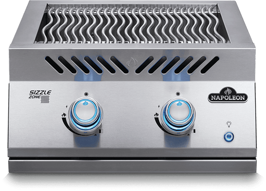 Napoleon Bbq BIB18IRPSS Built-In 700 Series Dual Infrared Burner With Stainless Steel Cover , Stainless Steel , Propane