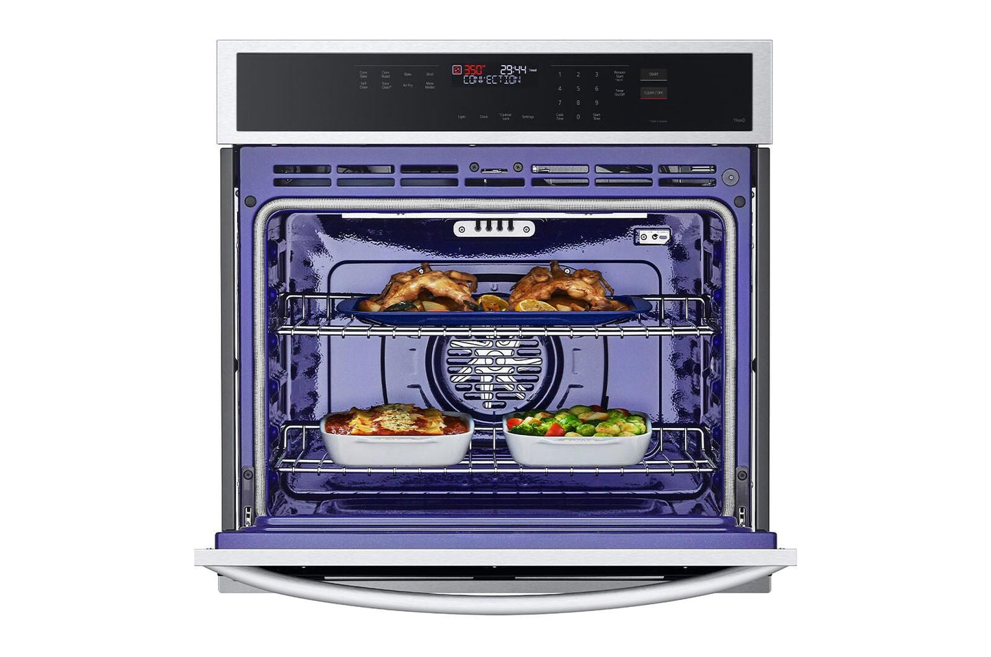 Lg WSEP4723F 4.7 Cu. Ft. Smart Wall Oven With Convection And Air Fry