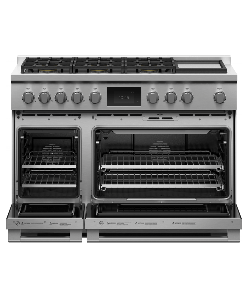 Fisher & Paykel RDV3486GDL Dual Fuel Range, 48", 6 Burners With Griddle