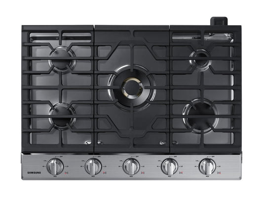 Samsung NA30N7755TS 30" Gas Cooktop With 22K Btu Dual Power Burner In Stainless Steel