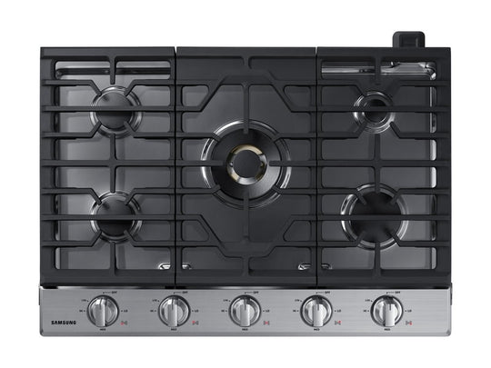 Samsung NA30N7755TS 30" Gas Cooktop With 22K Btu Dual Power Burner In Stainless Steel
