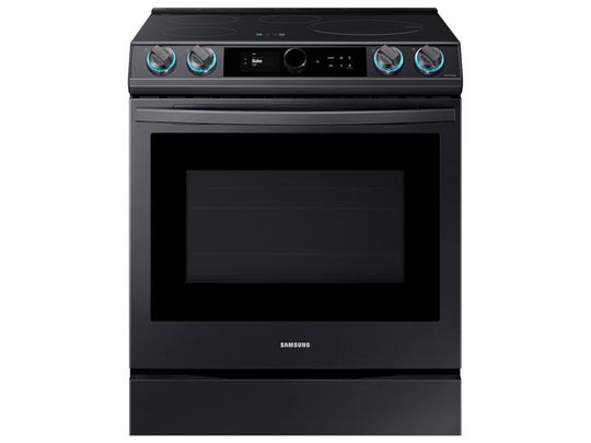 Samsung NE63T8911SG 6.3 Cu. Ft. Smart Slide-In Induction Range With Smart Dial & Air Fry In Black Stainless Steel