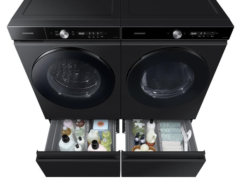 Samsung WE502NV Bespoke 27" Laundry Pedestal With Storage Drawer In Brushed Black