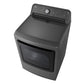 Lg DLG7151M 7.3 Cu. Ft. Top Load Energy Star Gas Dryer With Sensor Dry, Flowsense® & Clean Filter Indicators