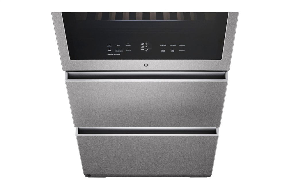 Lg URETC1408N Lg Signature 15 Cu. Ft. Smart Wi-Fi Enabled Instaview™ Wine Cellar Refrigerator
