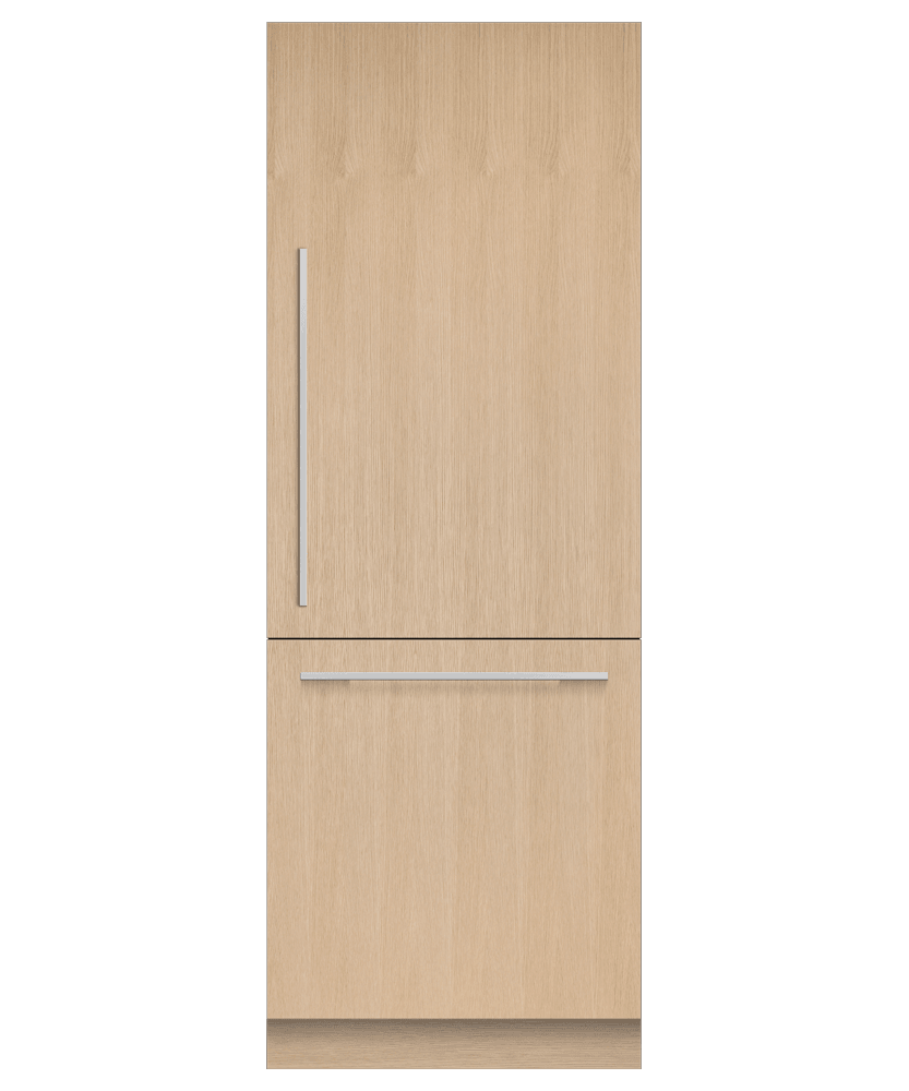 Fisher & Paykel RS3084WRU1 Integrated Refrigerator Freezer, 30", Ice & Water