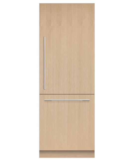 Fisher & Paykel RS3084WRU1 Integrated Refrigerator Freezer, 30", Ice & Water