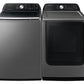 Samsung WA44A3405AP 4.4 Cu. Ft. Top Load Washer With Activewave™ Agitator And Active Waterjet In Platinum