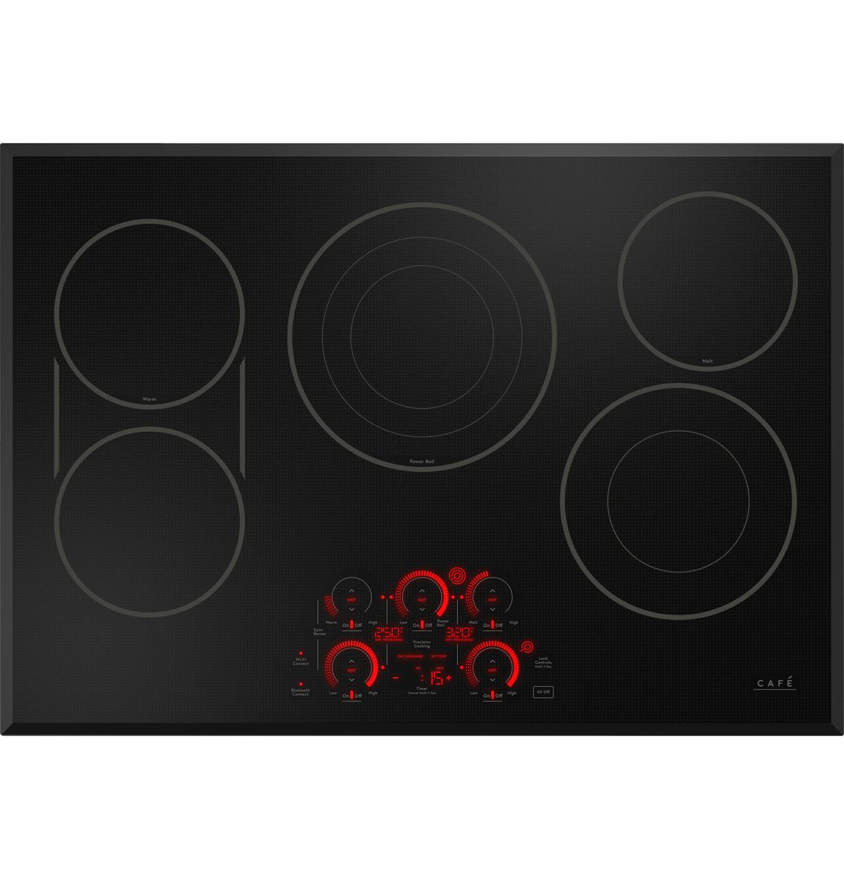 Cafe CEP90301TBB Café&#8482; 30" Touch-Control Electric Cooktop