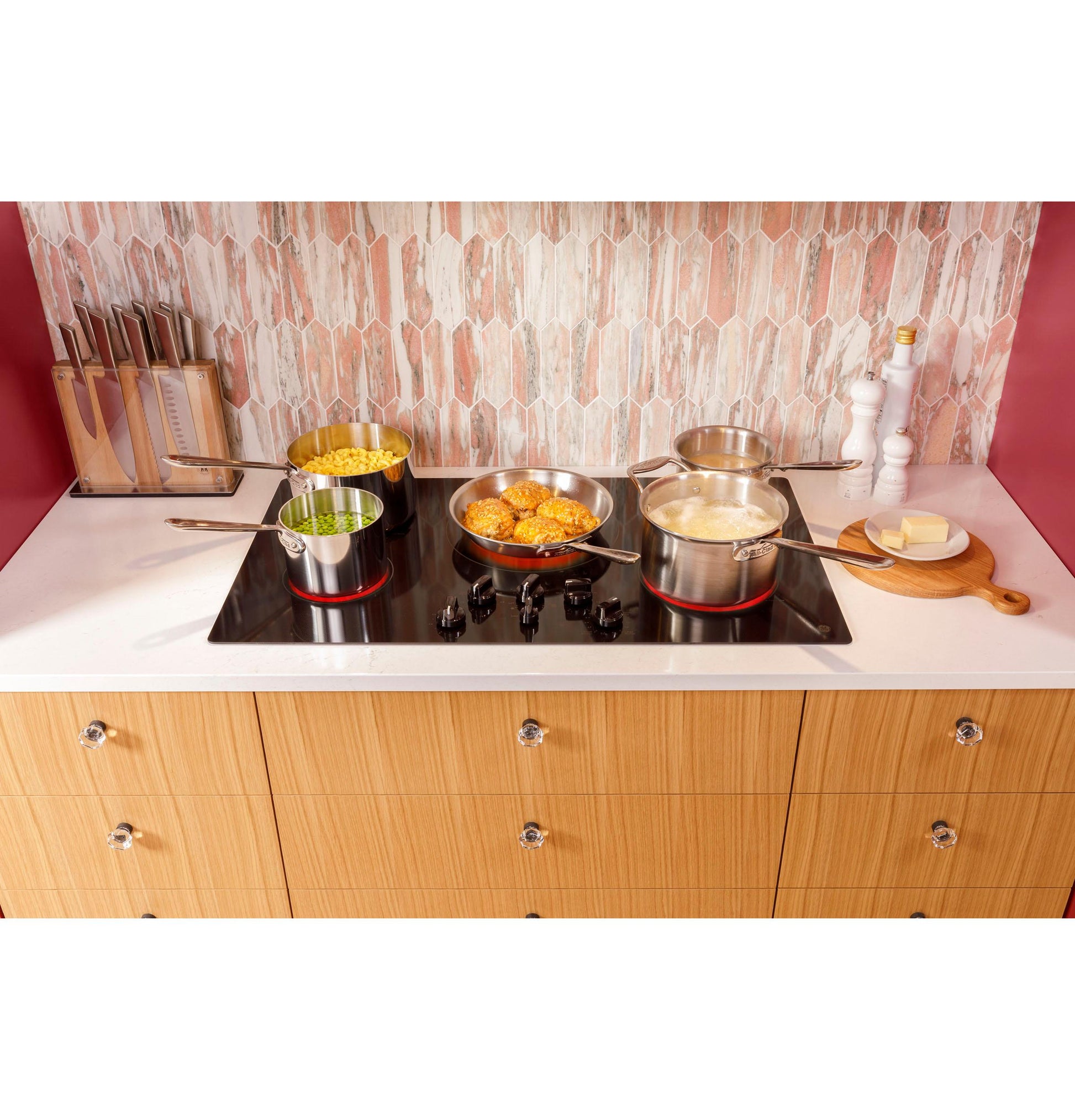 Ge Appliances JEP5036STSS Ge® 36" Built-In Knob Control Electric Cooktop