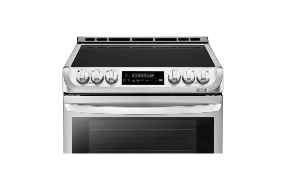 Lg LSE4615ST 6.3 Cu. Ft. Smart Wi-Fi Enabled Electric Slide-In Range With Probake Convection®