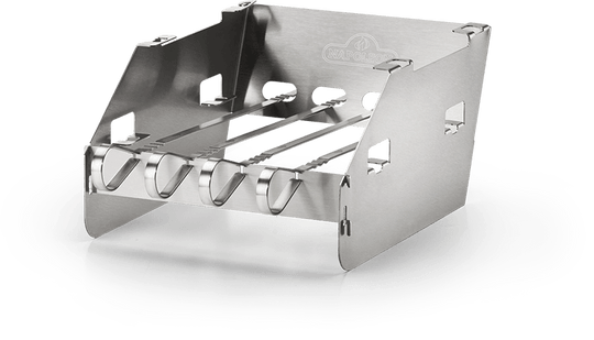 Napoleon Bbq 71302 Side Burner Windshield - Small With Skewer Rack