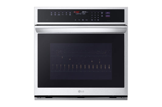 Lg WSEP4727F 4.7 Cu. Ft. Smart Wall Oven With Instaview®, True Convection, Air Fry, And Steam Sous Vide