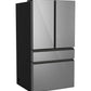Cafe CGE29DM5TS5 Café™ Energy Star® 28.7 Cu. Ft. Smart 4-Door French-Door Refrigerator In Platinum Glass With Dual-Dispense Autofill Pitcher