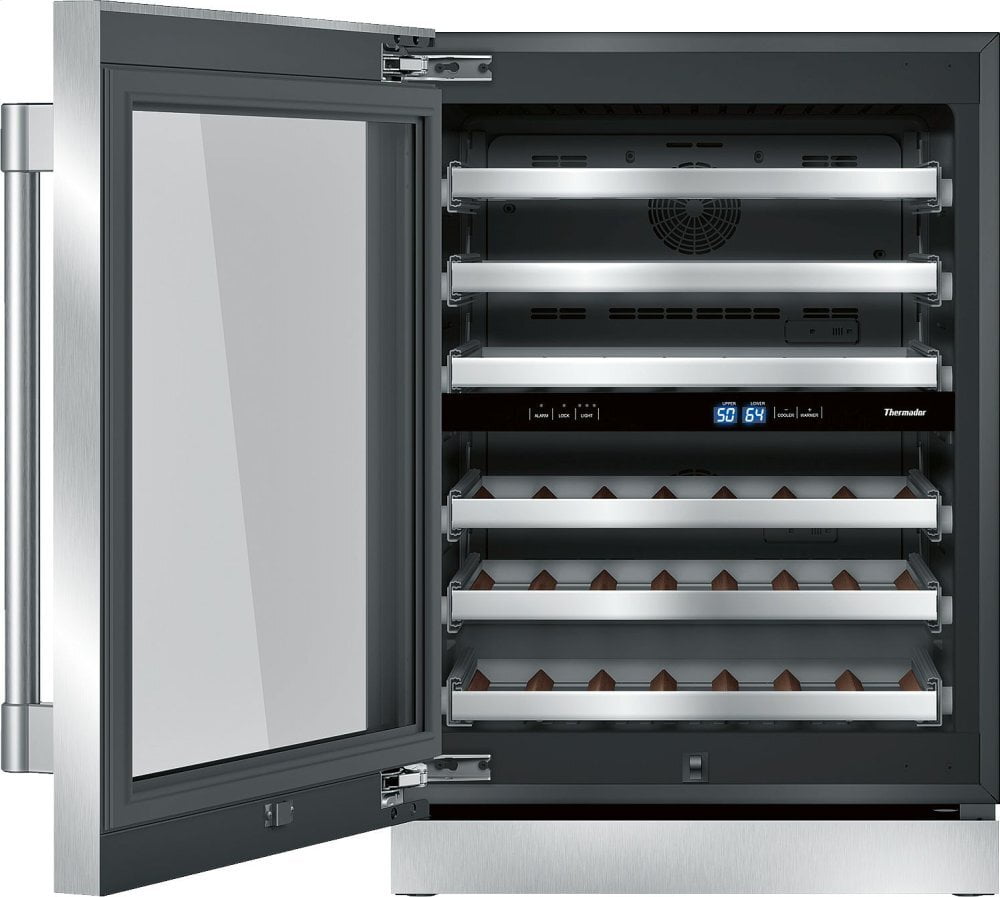 Thermador T24UW920LS 24-Inch Under-Counter Wine Reserve With Glass Door
