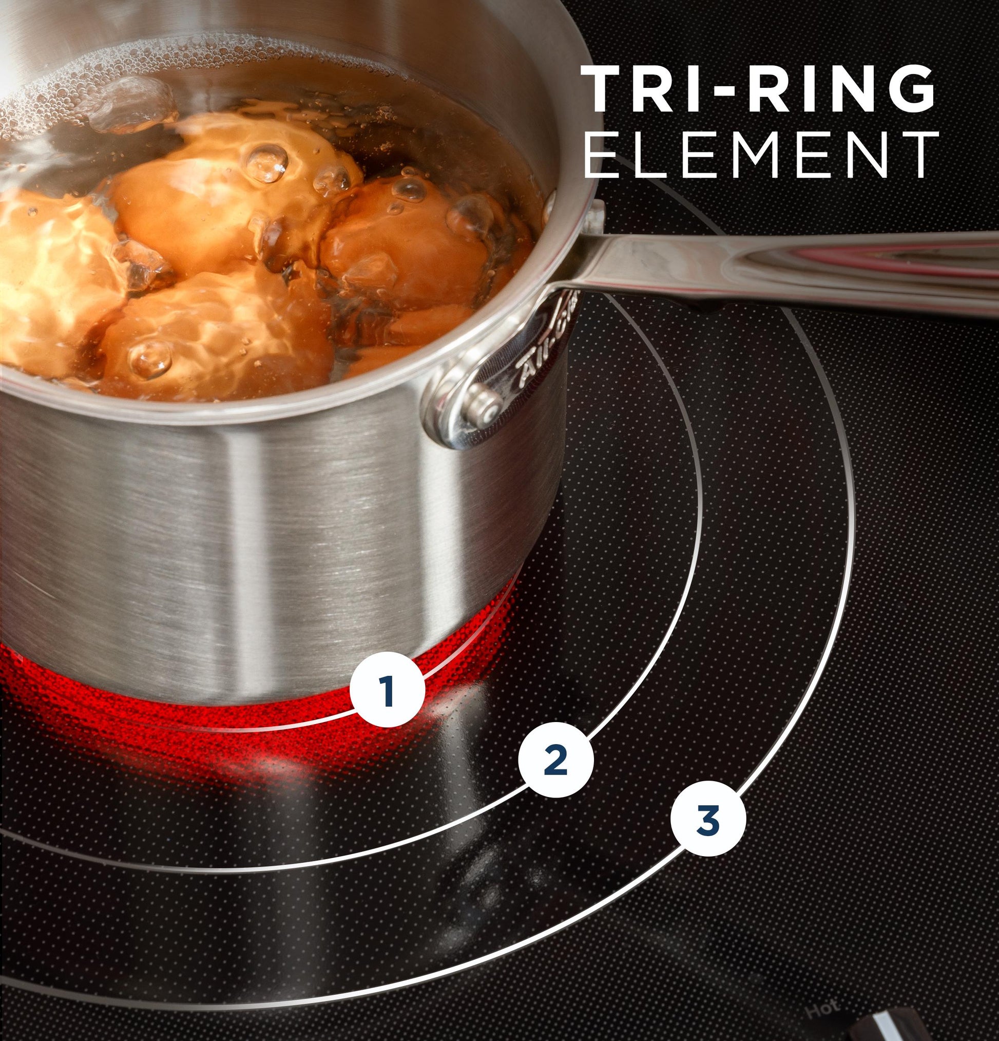 Ge Appliances JEP5036DTBB Ge® 36" Built-In Knob Control Electric Cooktop