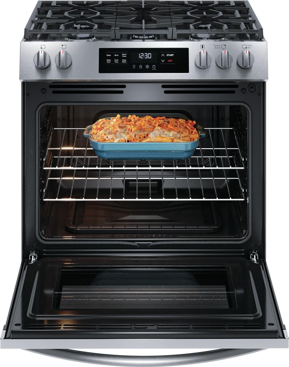 Frigidaire FCFG3062AS Frigidaire 30" Front Control Gas Range With Quick Boil