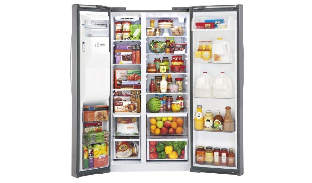 Lg LSXC22426S 22 Cu. Ft. Smart Wi-Fi Enabled Side-By-Side Counter-Depth Refrigerator