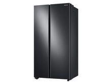 Samsung RS23A500ASG 23 Cu. Ft. Smart Counter Depth Side-By-Side Refrigerator In Black Stainless Steel