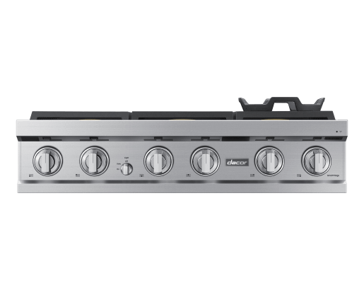 Dacor DTT36T960GS 36" Rangetop, Silver Stainless, Natural Gas/Liquid Propane