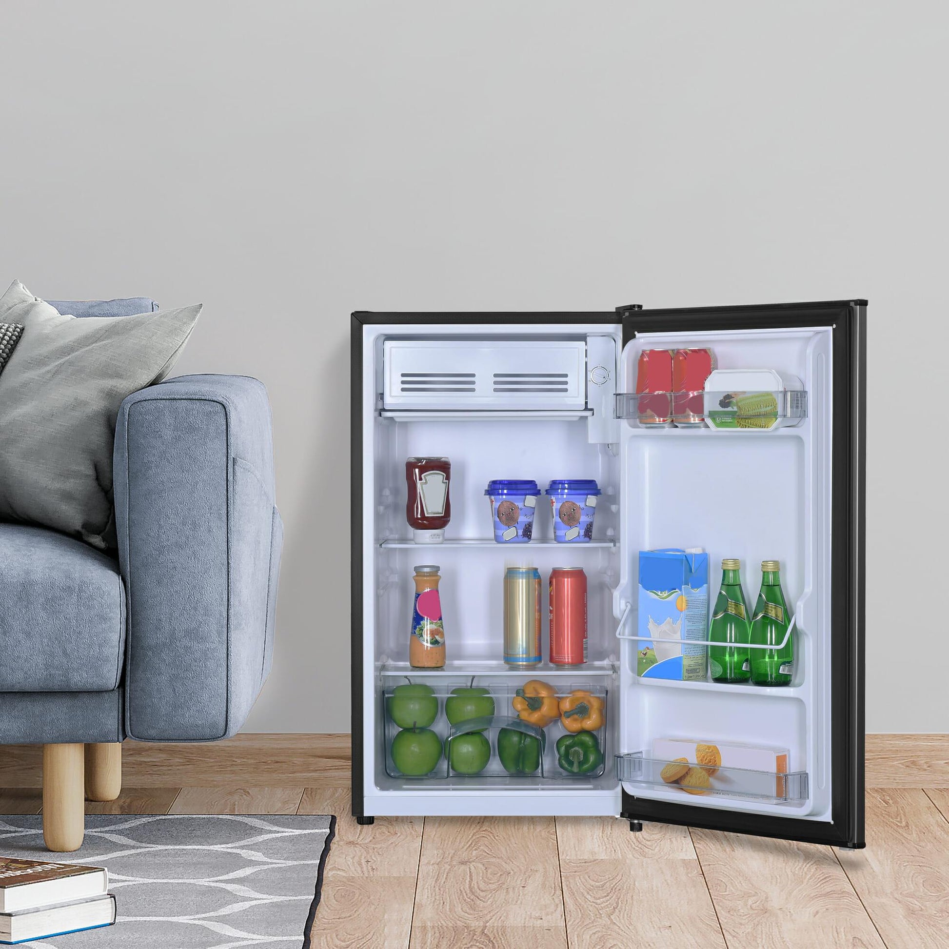 Danby DCR033B2SLM Danby Diplomat Stainless Steel Look 3.3 Cu Ft Compact Refrigerator