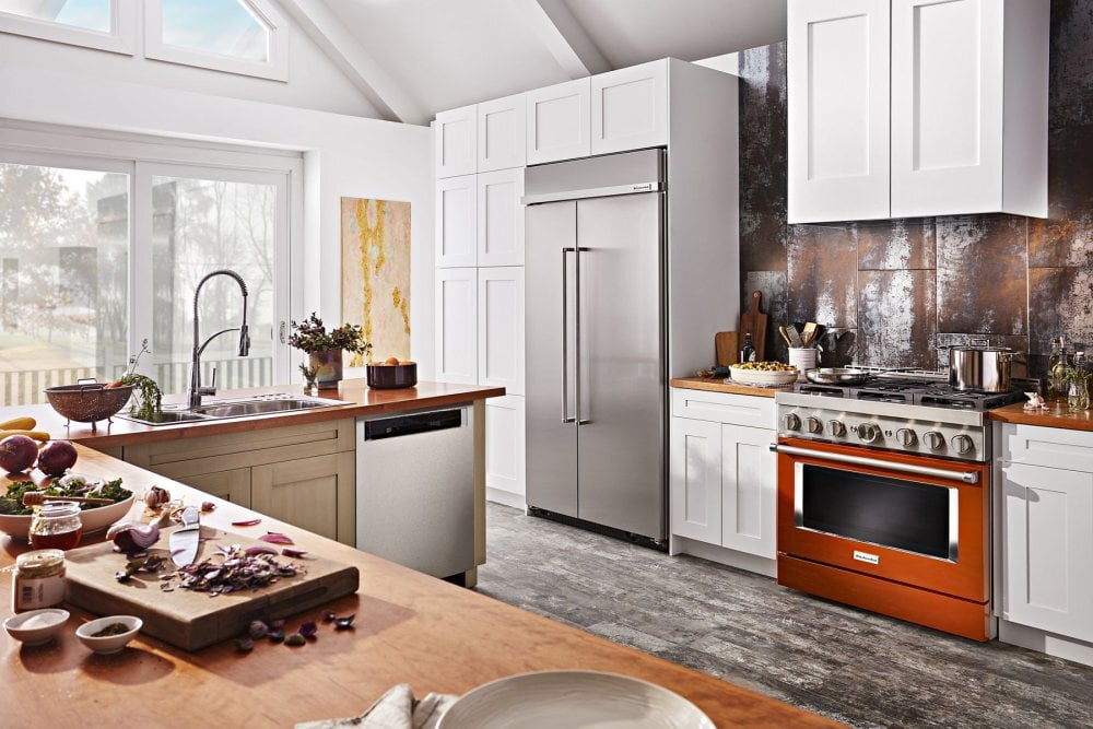 Kitchenaid KFGC506JSC Kitchenaid® 36'' Smart Commercial-Style Gas Range With 6 Burners - Scorched Orange