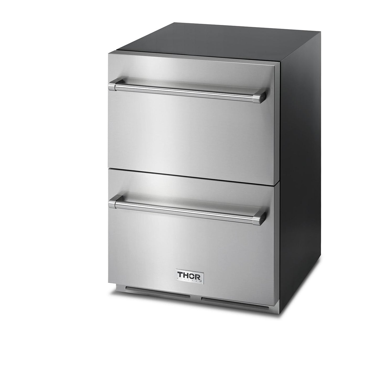 Thor Kitchen TRF24U 24 Inch Indoor Outdoor Refrigerator Drawer In Stainless Steel