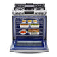 Lg LSD4913ST 6.3 Cu. Ft. Smart Wi-Fi Enabled Dual Fuel Slide-In Range With Probake Convection® And Easyclean®