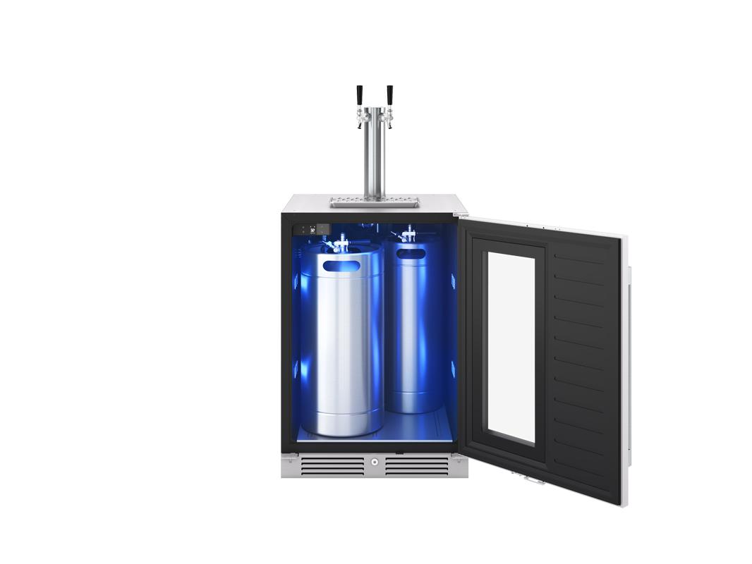 Zephyr PRKB24C01AG 24" Kegerator & Beverage Cooler