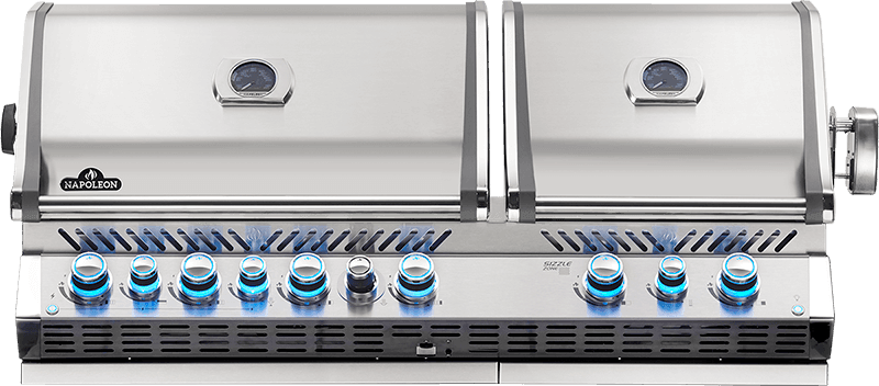 Napoleon Bbq BIPRO825RBINSS3 Built-In Prestige Pro 825 Rbi Infrared Bottom & Rear Burners , Stainless Steel , Natural Gas