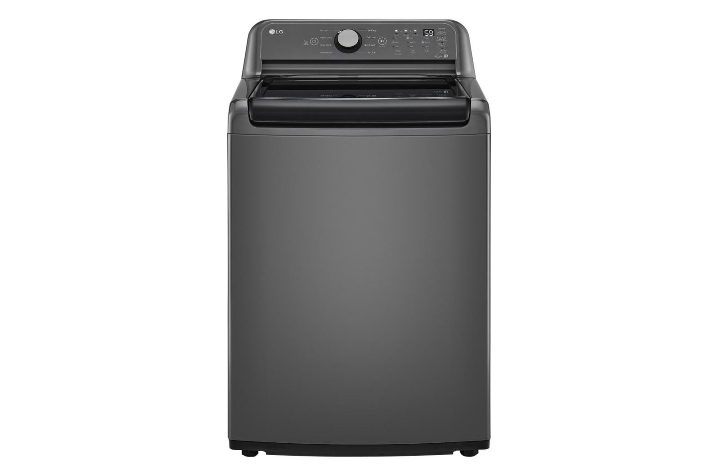 Lg WT7150CM 5.0 Cu. Ft. Top Load Energy Star Washer With Impeller, Turbodrum™, Slamproof® Glass Lid, & Water Plus