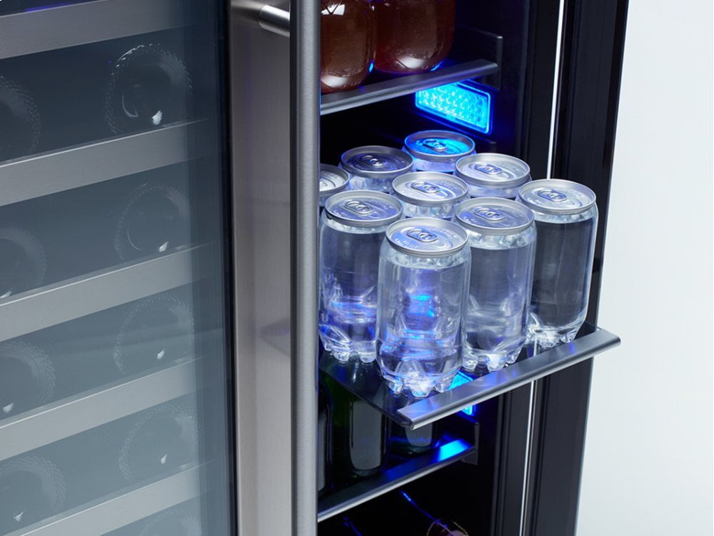Zephyr PRWB24C32BG 24" French Door Dual Zone Wine & Beverage Cooler