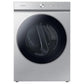 Samsung DVE53BB8900TA3 Bespoke 7.6 Cu. Ft. Ultra Capacity Electric Dryer With Ai Optimal Dry And Super Speed Dry In Silver Steel