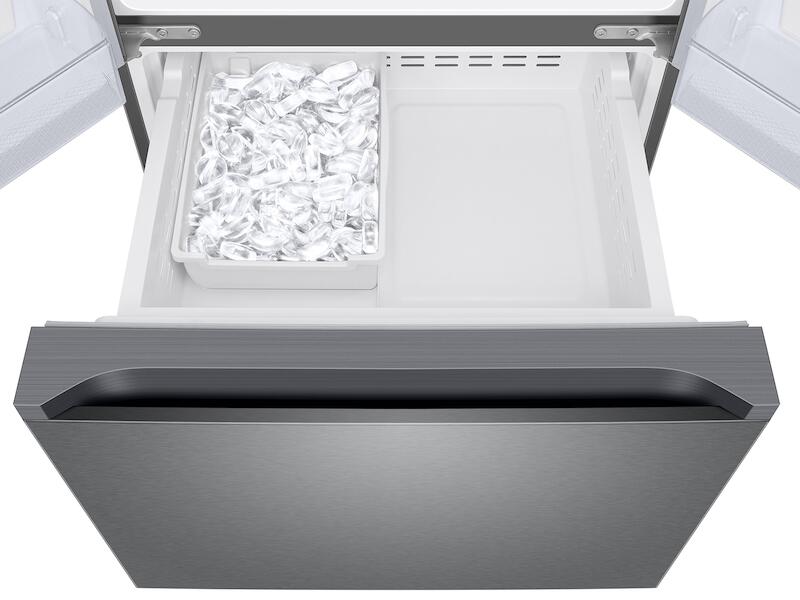 Samsung RF22A4121SR 22 Cu. Ft. Smart 3-Door French Door Refrigerator In Stainless Steel