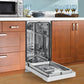 Danby DDW1804EW Danby 18 White Built-In Dishwasher
