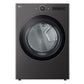 Lg DLGX6501B 7.4 Cu. Ft. Smart Front Load Energy Star Gas Dryer With Sensor Dry & Steam Technology
