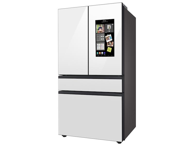 Samsung RF29BB890012 Bespoke 4-Door French Door Refrigerator (29 Cu. Ft.) With Family Hub&#8482; In White Glass