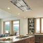 Best Range Hoods CC34IQT63SB Cirrus Grande 63 Inch 1200 Cfm Brushed Stainless Steel Ceiling Mounted Range Hood With Led Light