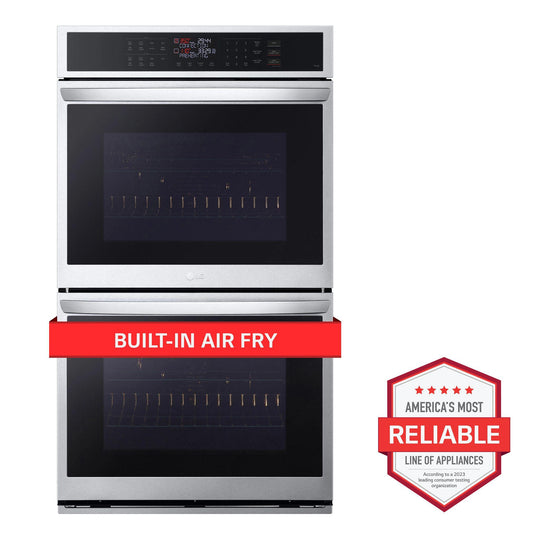 Lg WDEP9423F 9.4 Cu. Ft. Smart Double Wall Oven With Convection And Air Fry