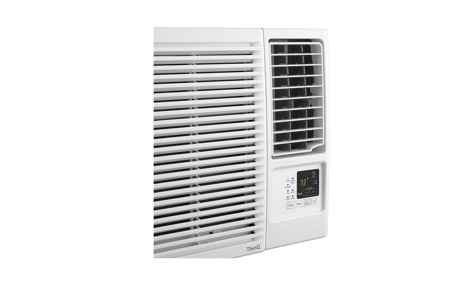 Lg LW8021HRSM 7,500 Btu Smart Wi-Fi Enabled Window Air Conditioner, Cooling & Heating