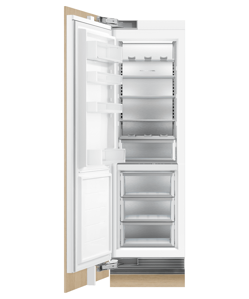 Fisher & Paykel RS2484SLHK1 Integrated Column Refrigerator, 24", Water