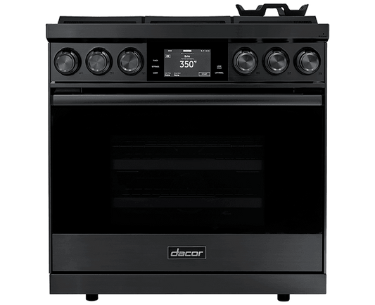 Dacor DOP36M86DAM 36" Range, Graphite Stainless Steel, Liquid Propane/High Altitude