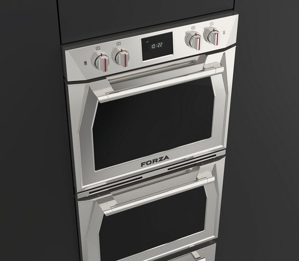 Forzacucina FODP30S 30 Inch Double Dual Convection Electric Wall Oven