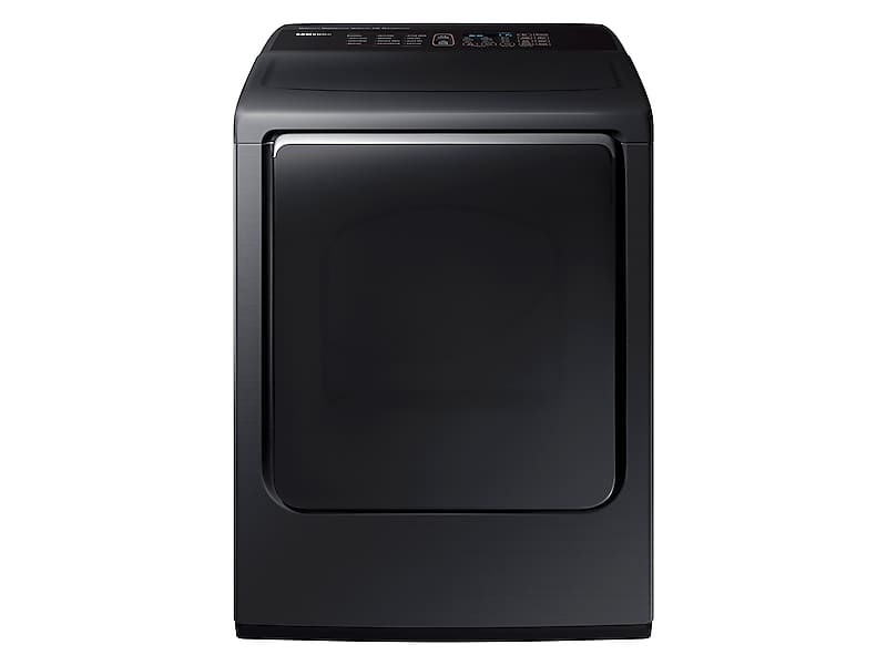 Samsung DVG54M8750V 7.4 Cu. Ft. Smart Gas Dryer With Integrated Touch Controls In Black Stainless Steel