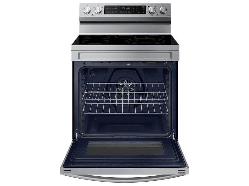 Samsung NE63A6711SS 6.3 Cu. Ft. Smart Freestanding Electric Range With No-Preheat Air Fry, Convection+ & Griddle In Stainless Steel