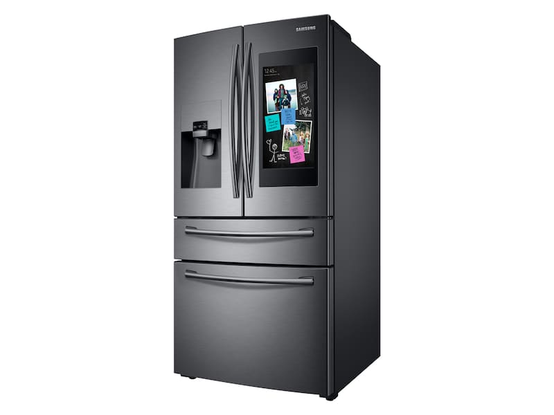 Samsung RF28NHEDBSG 28 Cu. Ft. Family Hub&#8482; 4-Door French Door Refrigerator In Black Stainless Steel