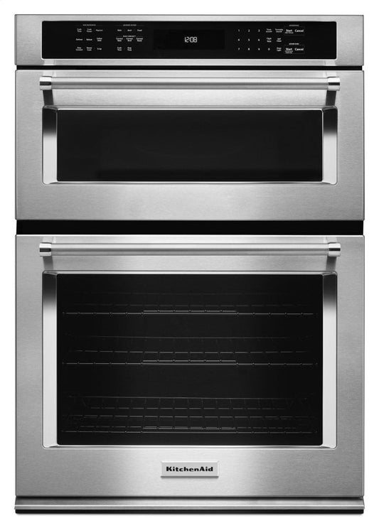 Kitchenaid KOCE500ESS 30" Combination Wall Oven With Even-Heat™ True Convection (Lower Oven) - Stainless Steel